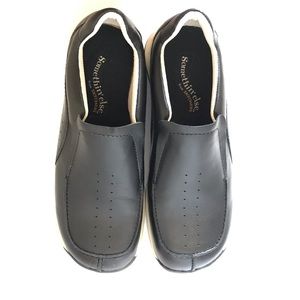 NWOB Sketchers Black Loafer Comfort Slip On Shoes